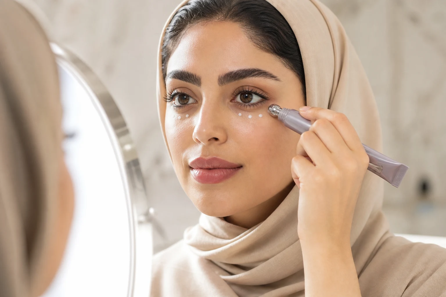 انتعاش فوري لمحيط العين